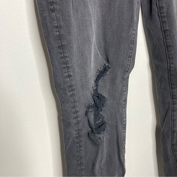 American Eagle Outfitters super low jegging black Gray size 8 - Picture 3 of 11